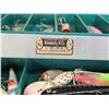Image 4 : Vintage Kennedy Fishing Tackle Box With 55 Crank Bait Lures
