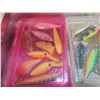Image 8 : Vintage Kennedy Fishing Tackle Box With 55 Crank Bait Lures
