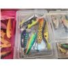Image 9 : Vintage Kennedy Fishing Tackle Box With 55 Crank Bait Lures
