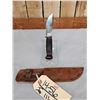 Image 1 : Vintage Marbles Woodcraft Fixed Blade Knife With Sheath