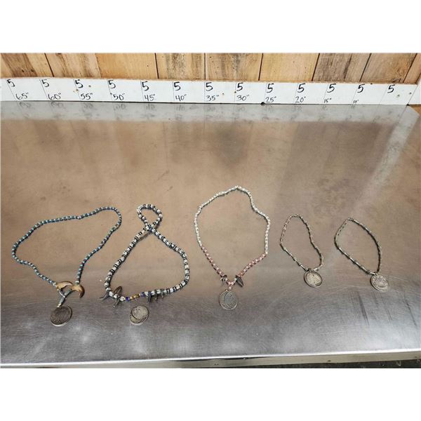 5 Native American Style Necklaces