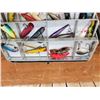 Image 5 : Vintage Simonsen Fishing Tackle Box With 60 Crank Bait Fishing Lures