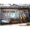 Image 8 : Vintage Simonsen Fishing Tackle Box With 60 Crank Bait Fishing Lures