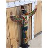 Image 3 : Hand Carved Wooden Totem Pole