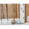 Image 1 : Banded Chalcedony & Blue Celestite Spheres Minerals Fossil