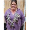 Image 3 : Spectacular Kenny Ray McNeilly Sterling Silver & Grizzly Bear Claw Navajo Style Squash Blossom