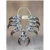 Image 4 : Spectacular Kenny Ray McNeilly Sterling Silver & Grizzly Bear Claw Navajo Style Squash Blossom