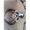 Image 5 : Spectacular Kenny Ray McNeilly Sterling Silver & Grizzly Bear Claw Navajo Style Squash Blossom