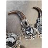 Image 7 : Spectacular Kenny Ray McNeilly Sterling Silver & Grizzly Bear Claw Navajo Style Squash Blossom