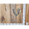 Image 10 : Gorgeous Navajo Squash Blossom Sterling Silver Bkack Bear Claw Necklace by Kenny Ray McNeilly Jr