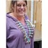 Image 3 : Gorgeous Navajo Squash Blossom Sterling Silver Bkack Bear Claw Necklace by Kenny Ray McNeilly Jr