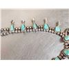 Image 3 : Vintage Navajo Sterling Silver Squash Blossom Necklace