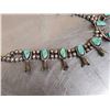 Image 4 : Vintage Navajo Sterling Silver Squash Blossom Necklace