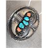 Image 3 : Vintage Sterling Silver Black Bear Claw Belt Buckle