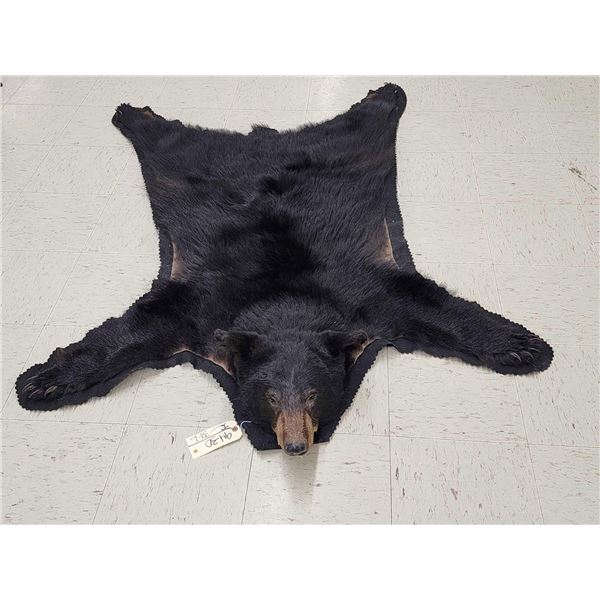 Black Bear Rug Taxidermy