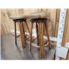 Image 3 : Pair Of Hartebeest Skun Bar Stools