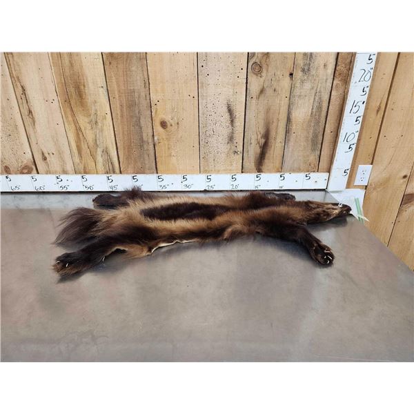 Alaskan Wolverine Soft Tanned Fur