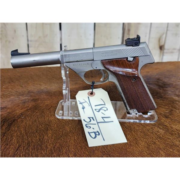 High Standard Model Citation II .22 Semi Auto Pistol