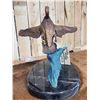 Image 2 : Ducks Unlimited Bronze "Uprising " By Frank W Newmeyer