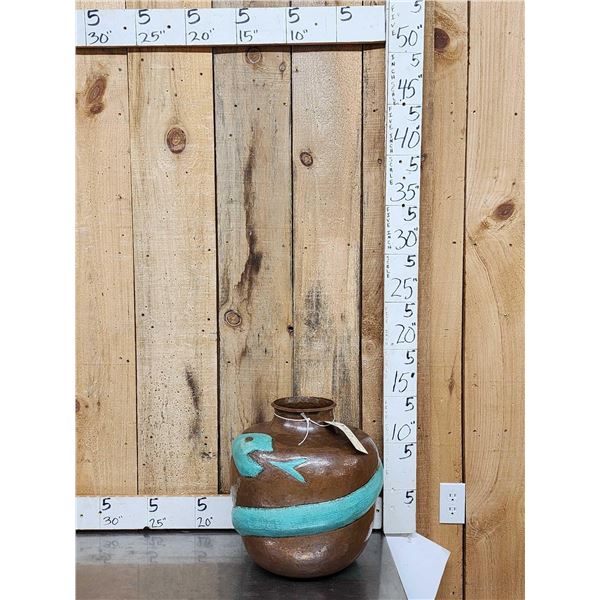 Vintage Southwestern Style Hand Hammered Copper Vessel