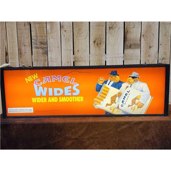 Vintage Camel Cigarette Lighted Sign