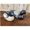 Image 6 : 2 Hand Carved Wooden Duck Decoys