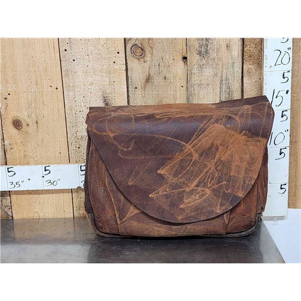 Vintage Leather Mail Mans Bag