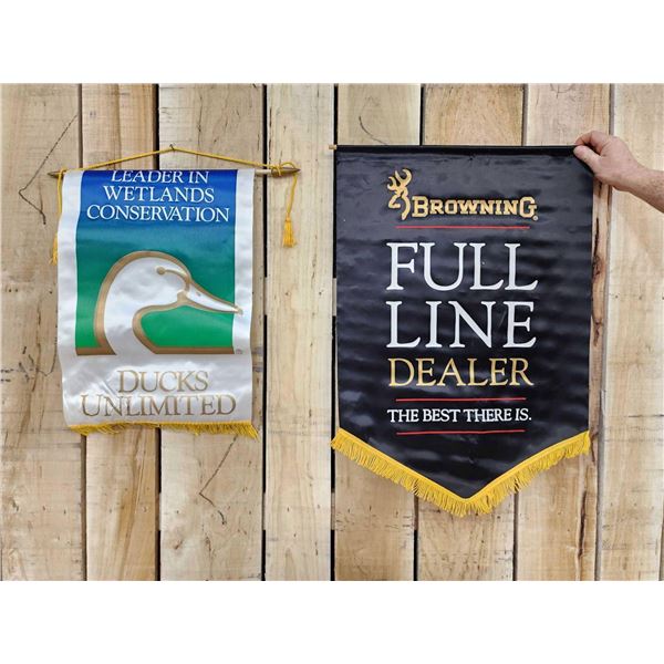 Browning & Ducks Unlimited Advertising Banners