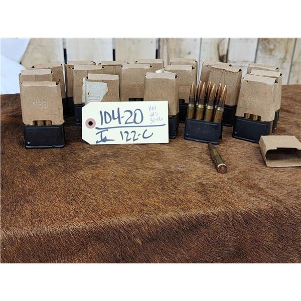 144 Rounds Of Military 30-06 Ammunition