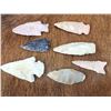 Image 4 : Group Of 7 Stone Points Native American Artifact