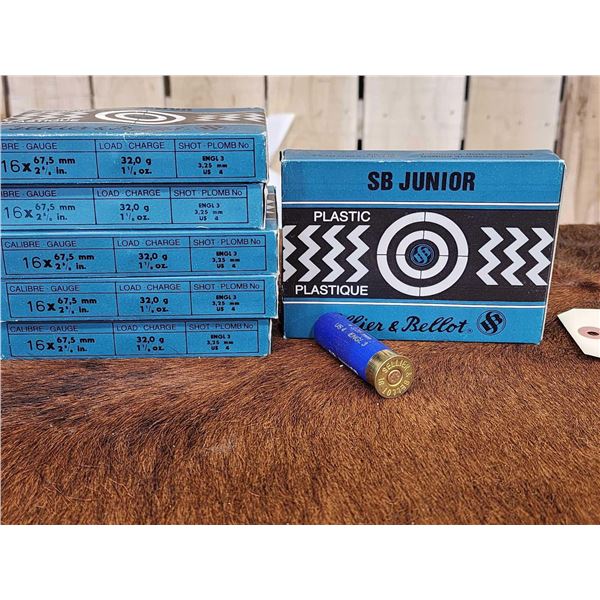 60 Rounds of Lellier & Bellot 16ga Ammunition