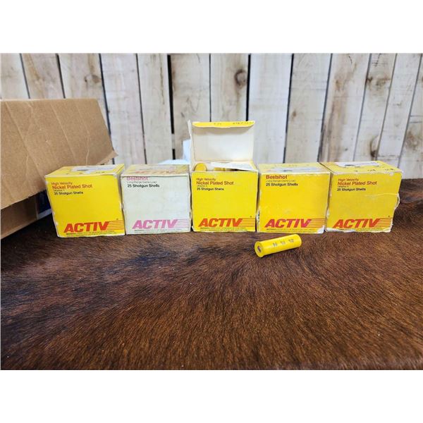 125 Rounds Of Activ Brand 20ga Ammunition