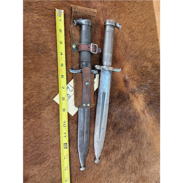 2 Model 98 Mauser Bayonets