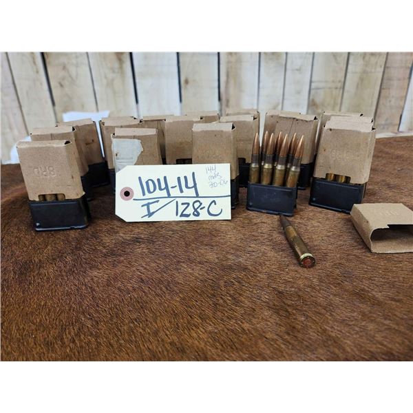 144 Rounds Of Military 30-06 Ammunition