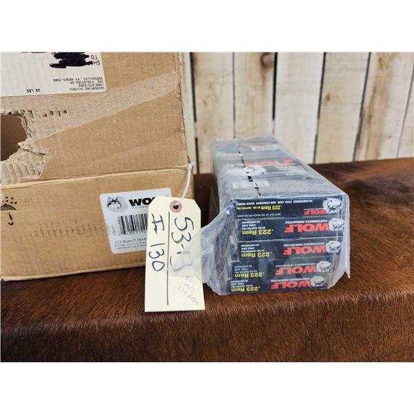 500 Rounds Of .223 Ammunition