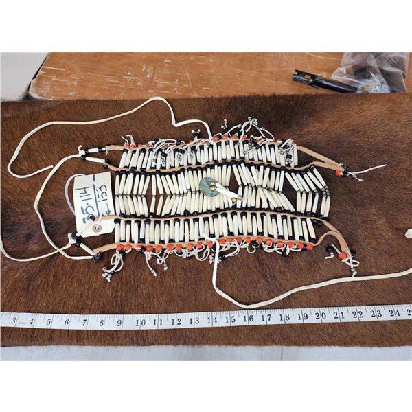 Native American Style Bone Breast Plate