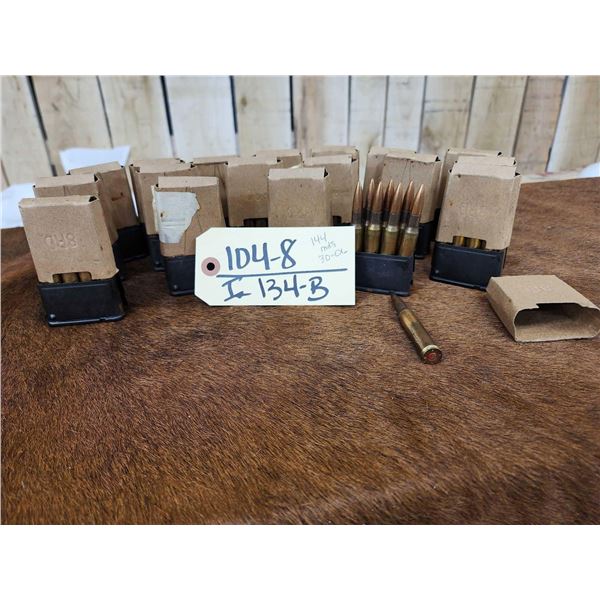 144 Rounds Of Military 30-06 Ammunition