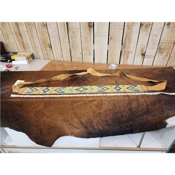 Native American Seed Beaded Belt
