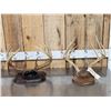 Image 1 : 2 Sets Of Whitetail Antlers On Skull Plate