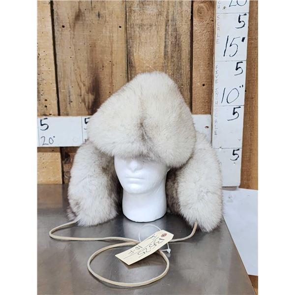 Marble Ranch Fox Fur Bomber Style Hat