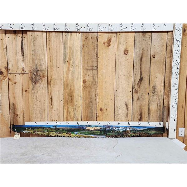 Vintage Hand Painted 75" Crosscut Saw