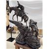 Image 2 : Jim Davidson Bronze " Western Indian Successful Hunt "