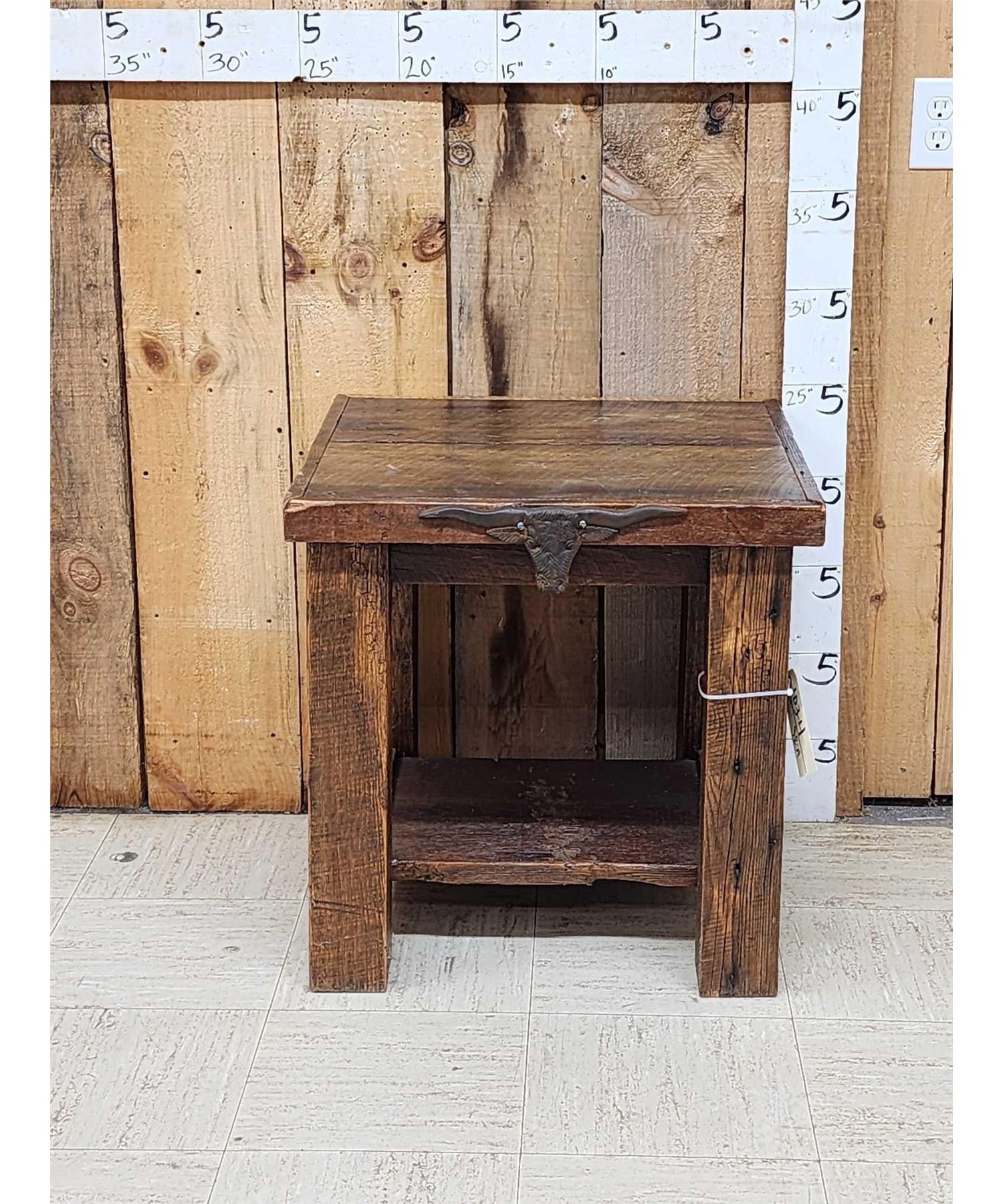 Rustic Barn Display Amish Custom Built Rustic Barn Wood Display Table