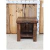 Image 1 : Amish Custom Built Rustic Barn Wood Display Table
