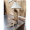Image 3 : Awesome Self Standing Moose Shed Antler Lamp