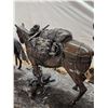 Image 12 : R. Clark Bronze Sculpture "Cowboy And Horses Crossing The Mountain "
