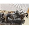 Image 15 : R. Clark Bronze Sculpture "Cowboy And Horses Crossing The Mountain "
