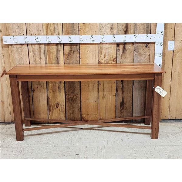 Amish Built Cherry Wood Custom Display Table