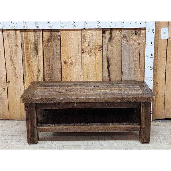 Amish Built Rustic Barn Wood Coffee Table
