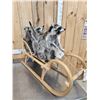 Image 8 : 3 Raccoons On A Bobsled Taxidermy